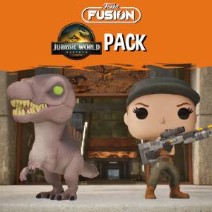 Funko Fusion Jurassic World Rebirth Pack 1 Zora Bennett and Spinosaurus